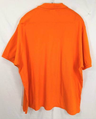 Camisa Polo Lacoste NARANJA Timbre Manga Corta Para Hombre Algodón Caimán Talla 9 - Imagen 2 de 8
