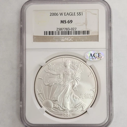 2006 W Silver Eagle NGC MS69