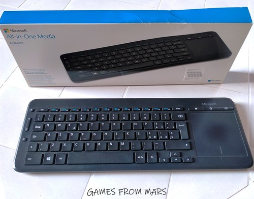 MICROSOFT ALL-IN-ONE Media Keyboard Tastiera ITA Wireless Pc USATO - Foto 6 di 7