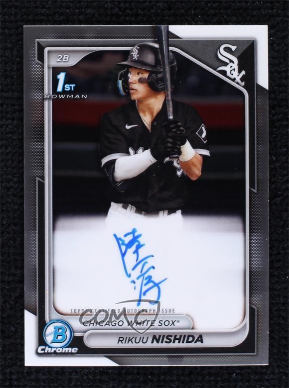 2024 Bowman Chrome Prospect Rikuu Nishida #CPA-RN Auto 11s9