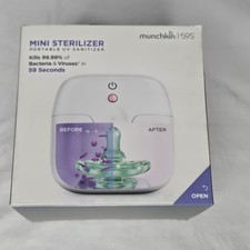 Munchkin 59S Mini Sterilizer Portable UV Sanitizer Kills 99 Bacteria Viruses