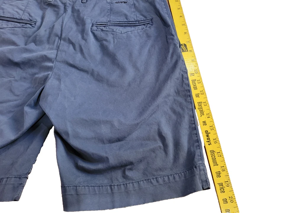 Pantalones Cortos Incotex Slowear Chinolino Azul Marino Lino Mezcla de Algodón Calce Ajustado ¡NUEVOS CON ETIQUETAS! Foto 4 de 4