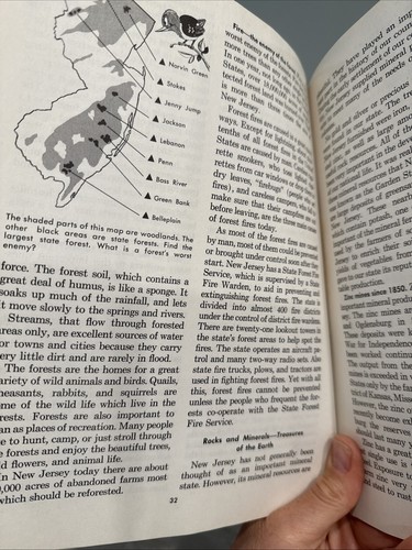 Vintage New Jersey Geography and History Book  1955 - Picture 5 of 7