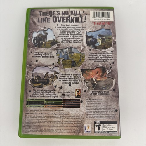 Armed and Dangerous (Microsoft Xbox, 2003) CIB Complete W/ Manual And Insert! - Picture 2 of 4