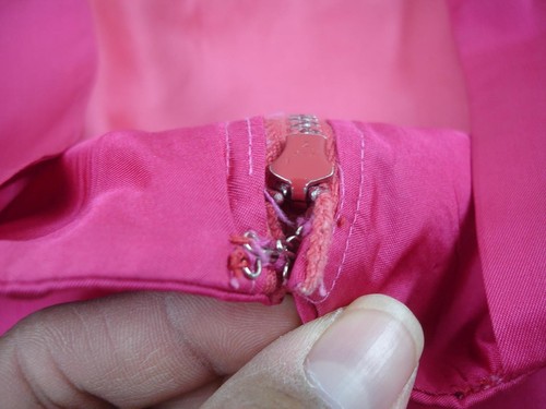 Damen Gr. XS Vintage 60er Jahre Suzy Perette New York Fuschia Pink Bubble Kleid Plissee - Bild 6 von 15