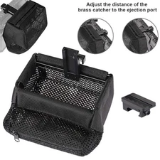 Shell Catcher,Heat Resistant Brass Catcher with Zipper Bottom and Picatinny