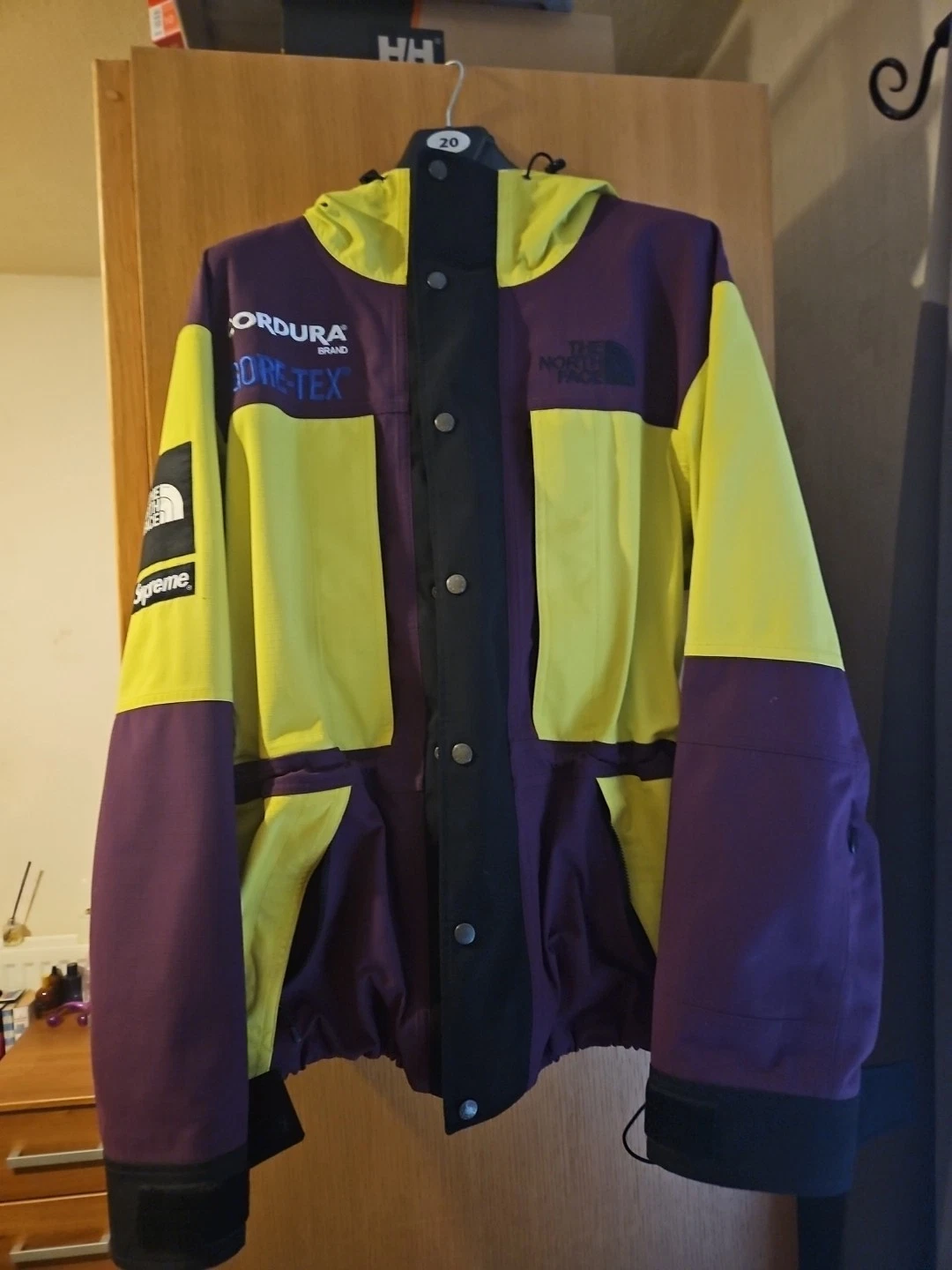 Giacca Supreme North Face grande zolfo 2017