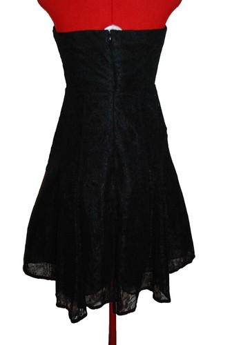 ALANNAH HILL -Stunning Black Lace Cocktail Formal Dress - Size 10 - NEW WITH TAG - Picture 3 of 13
