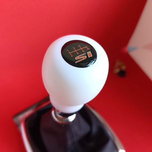 WHITE DURACON SI 6S JDM SPORT SHIFT GEAR KNOB for CIVIC MKX MK9 MK8 COUPE FK8 FG - Picture 2 of 6