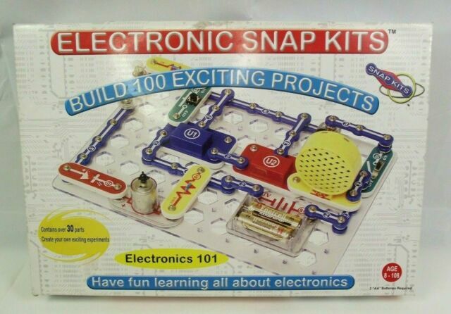 Electronic Snap Kits 101 Build 100 Projects Science Set Complete Radio Shack For Sale Online Ebay
