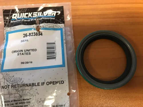 OEM Mercruiser ALPHA Drive Shaft Bearing Yoke Input Carrier Oil Seal 26-823894 - Picture 1 of 5