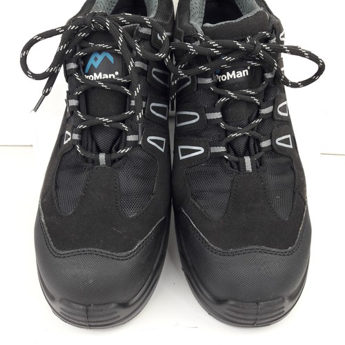 Rock Fall Mens Shoes UK 13 Black Grey Bridgeport PM4040 Safety Work Shoes - Picture 10 of 15