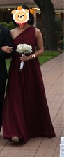 alfred angelo bridesmaid dress Small Mahogany
