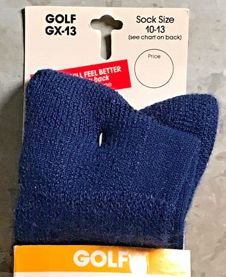 Vintage Unisex THOR-LO Golf GX-13 Universal Socks Padds NOS 10-13