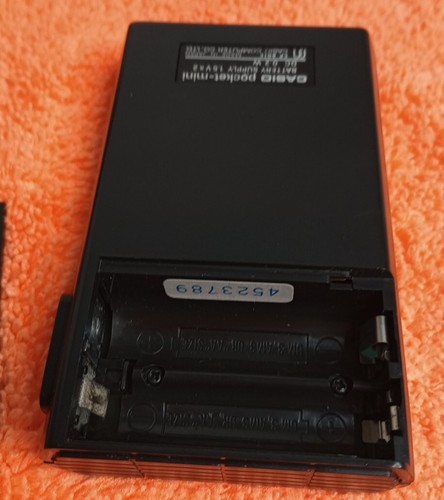 Vintage Casio Pocket Mini Calculator CP-801C Made In Japan. Missing Front Plate - Picture 8 of 12