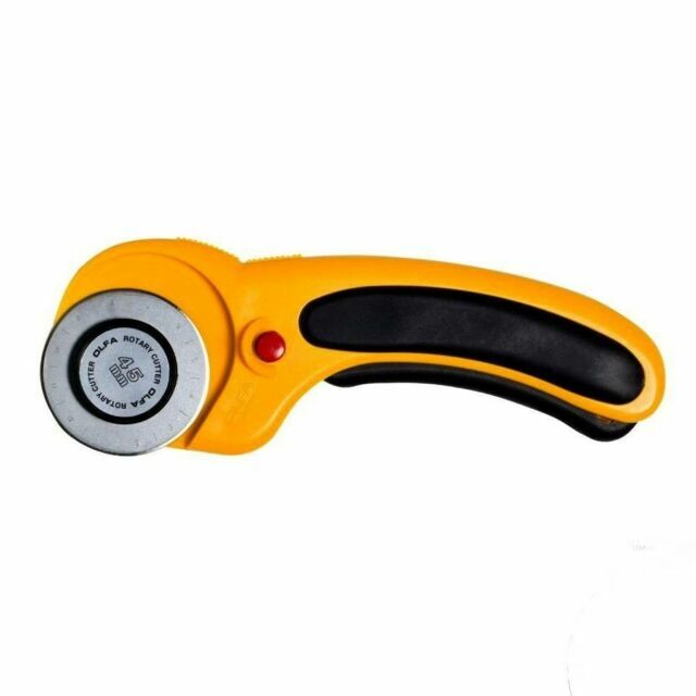 black and yellow OLFA Deluxe Rotary Cutter-60mm