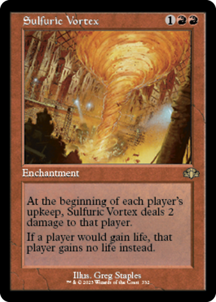 Sulfuric Vortex RETRO FRAME, Dominaria Remastered, MTG DMR NM/M