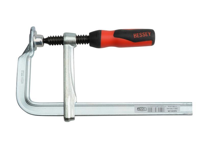 Bessey SG30M Heavy-Duty Steel Screw Clamp - 30cm (12") Opening, 140mm Throat, 12,000N Clamping Force
