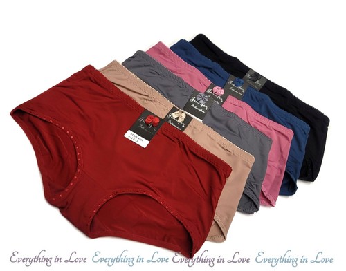 3 6 Pack Microfiber Mid Rise Light Tummy Control Full Seat Coverage Bikini panty - 第 2/10 張圖片