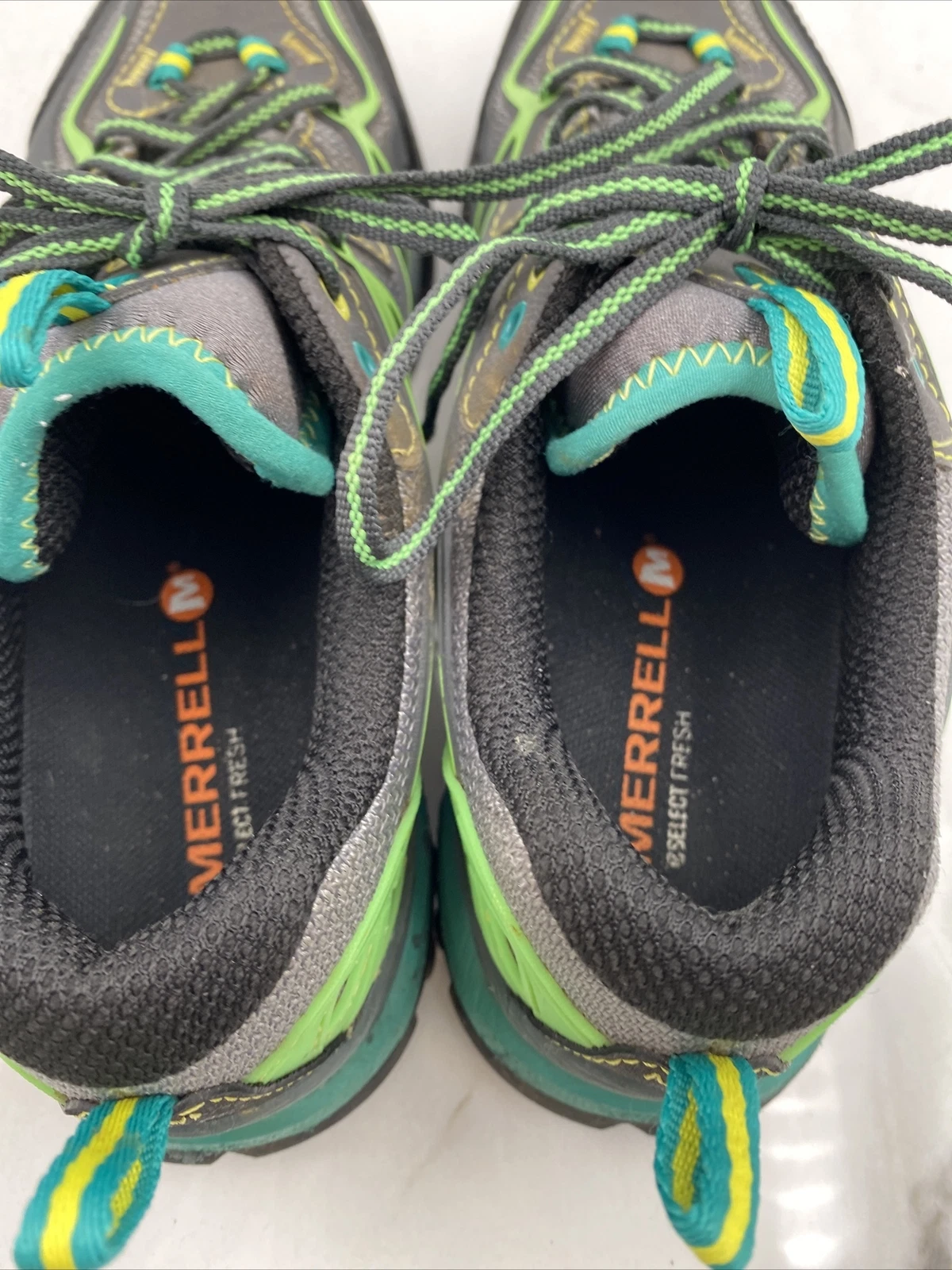 merrell hiking sport mesh lace-up shoes