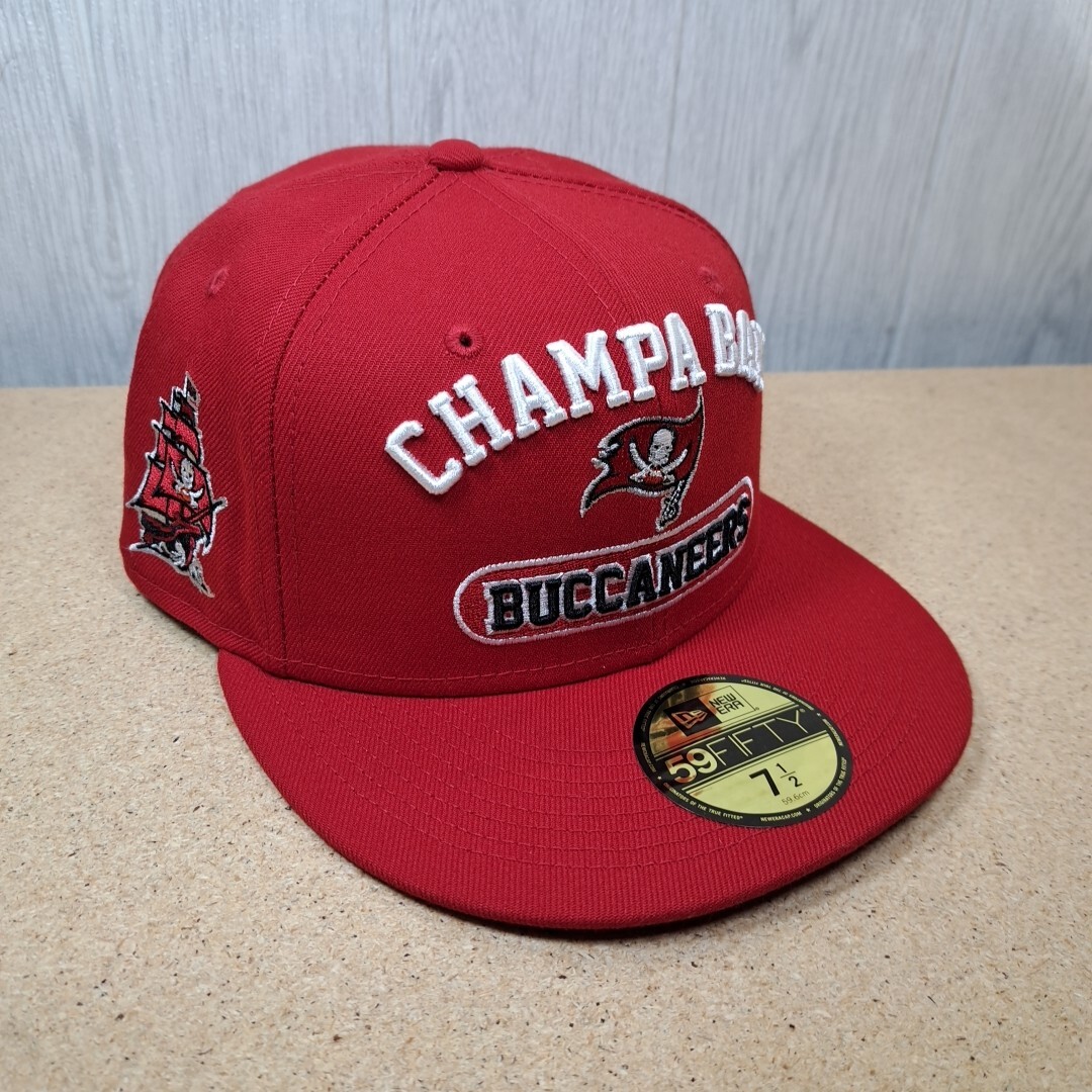 🔥New Era 59FIFTY Tampa Bay Buccaneers Hat Cap Fitted Size 7