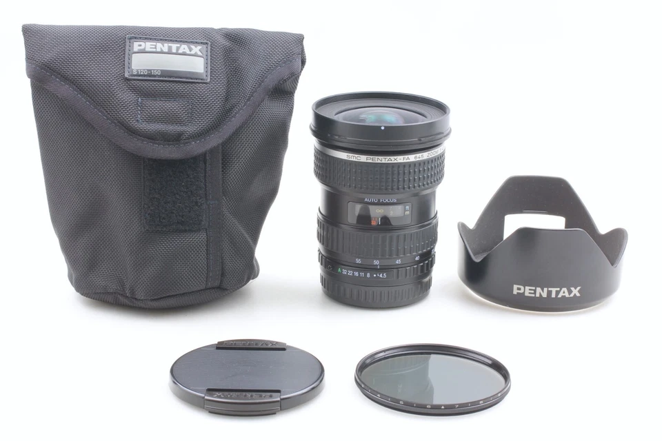 [ MINT w/HOOD] SMC Pentax 645 FA 33-55mm F/4.5 AL Wide Zoom Lens 645N N II JAPAN - Image 2 of 4