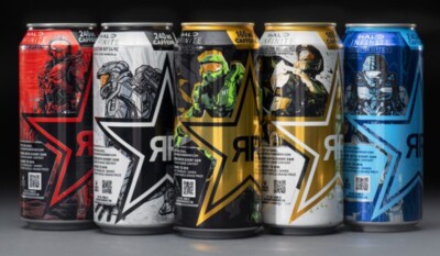 Halo Infinite Rockstar Cans Collector's 3 Cans Left