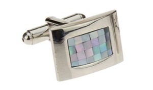 Mother-Of-Pearl-Mosaic-Mens-Cufflinks-Stainless-Steel-Gift-Box-Quality-Cuff-Link