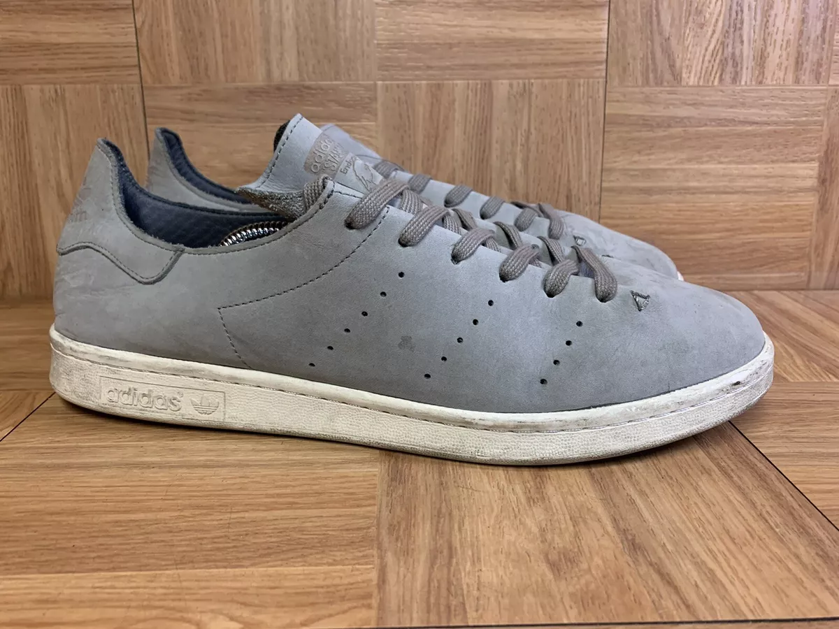 RARE🔥 Adidas Smith Leather Sock Gray 13 Men&#039;s Shoes Sneakers BB0007 |