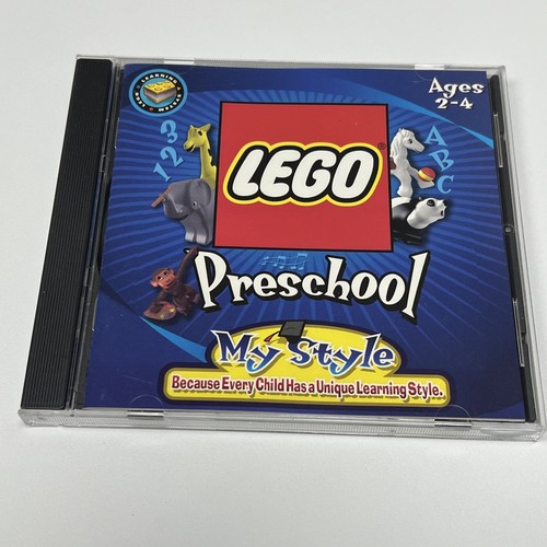 (a20) Lego Preschool My Style Over 45 Activities Ages 2-4 CD-ROM PC & MAC 2000