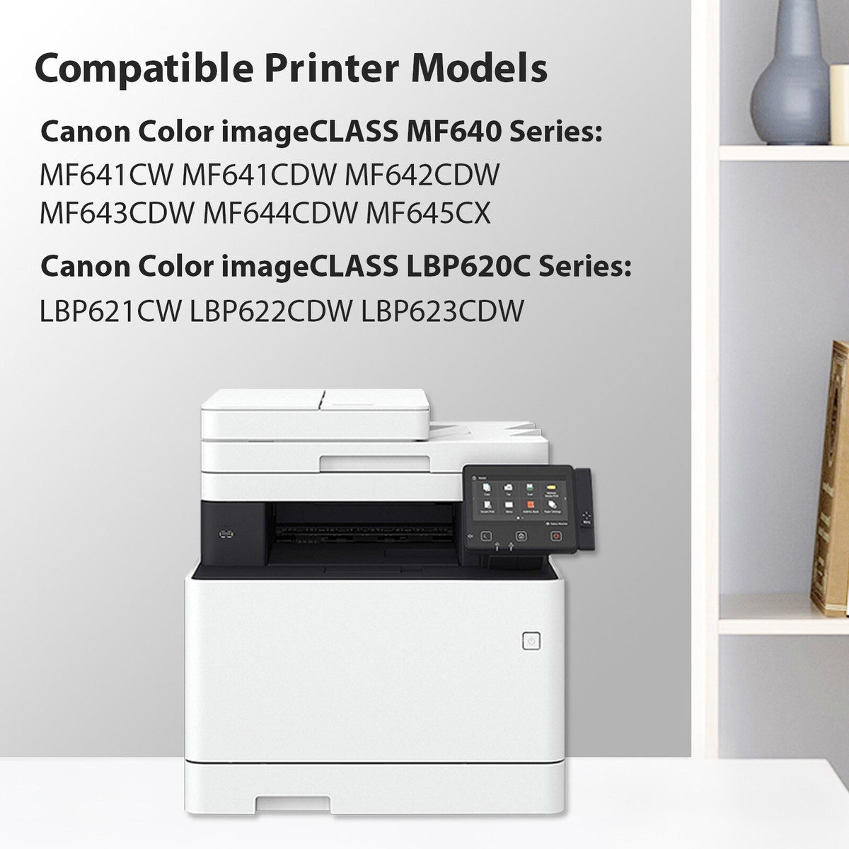 4PK - Set of CRG 054 for Canon Color imageClass LBP622Cdw MF642Cdw