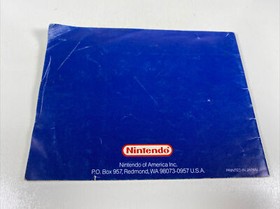 Punch-Out!! Manual de instrucciones original NES Nintendo solo Little Mac