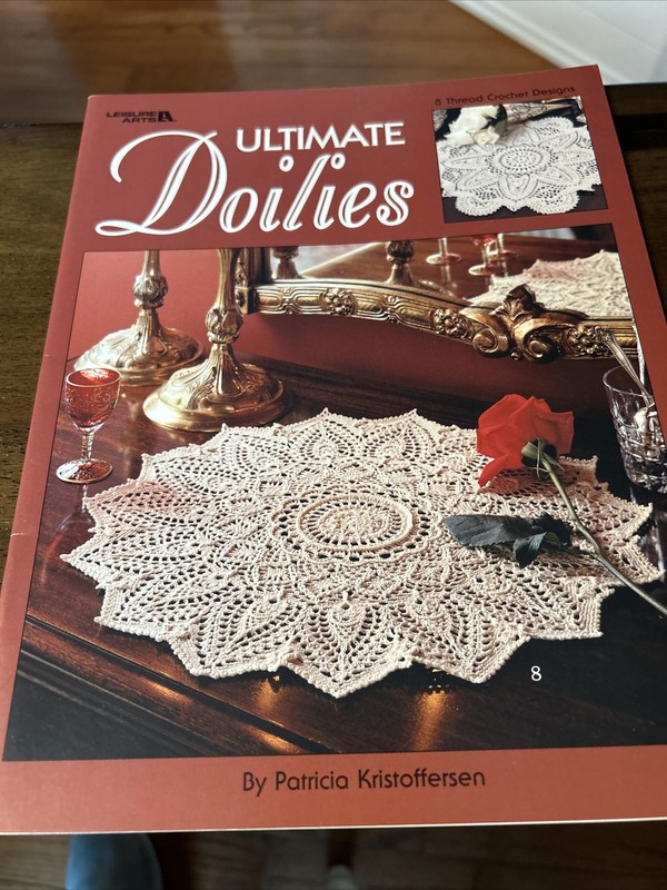 Patricia Kristoffersen  SIGNED Ultimate  Doilies Crochet  Patterns Book First Ed