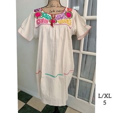Mexican Aguacatenango Embroidered Tunic XL/XX