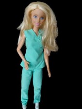 Barbie Doll Careers Doctor With Scrubs And Shoes 11.5"