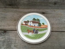 Vintage Naif Villeroy & Boch Trivet Cheese Plate George Laplau