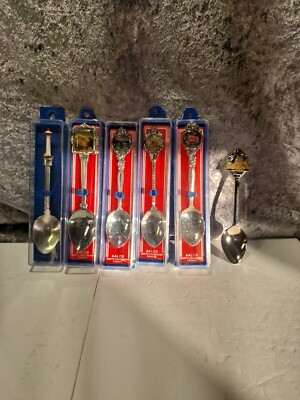  Vintage Souvenir Sammler Löffel x 6 Kanada