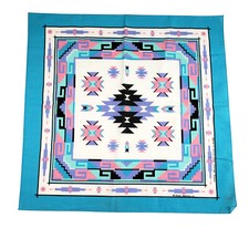 VTG Aztec Southwestern Bandana Handkerchief 14193 USA Springs Industries 50/50