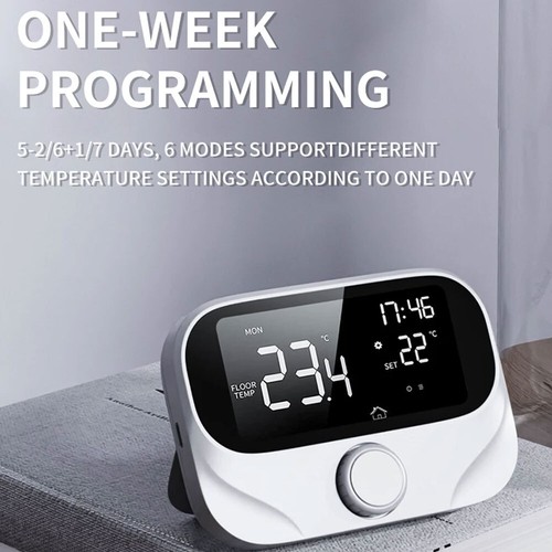 Wifi Smart Wireless Programmable Room Thermostat With RF Receiver 2-way FSK WIFI - Picture 5 of 11