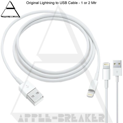 100% Original Genuine Charger USB Data Cable Apple Lead For iPhone