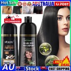 Black Hair Dye Shampoo Natural Herbal Permanent Instant Dye Hair Color Shampoo