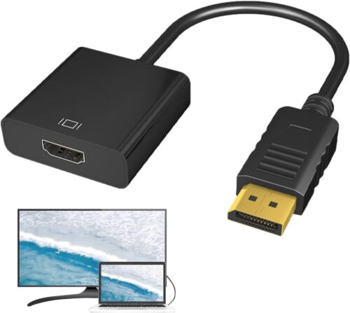 Display Port DP Male to HDMI Female Adapter Converter Dongle Cable PC Monitor - Picture 2 of 8