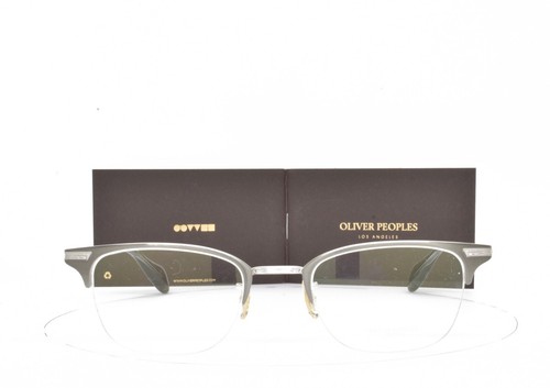 Oliver Peoples Eyeglasses SILVER JAPAN Half Rim Titanium WALSTON 5230 49-21-140 - Picture 2 of 5