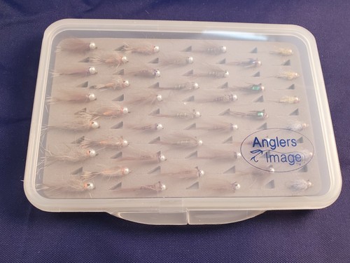 39 plantillas de trucha con cuentas de tungsteno, selección de moscas de plantilla, plantillas de trucha, ninfa de tungsteno - Imagen 5 de 12