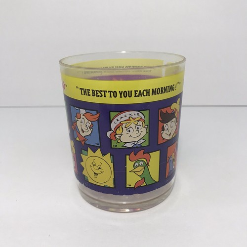 Vintage 1996 Kellogg's The Best To You Each Morning Plastic Cup Characters SASCO - Picture 2 of 8