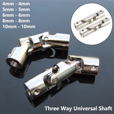 Three Way Universal Shaft Coupler Coupling Joint for RC Boat Toy DIY Model Car