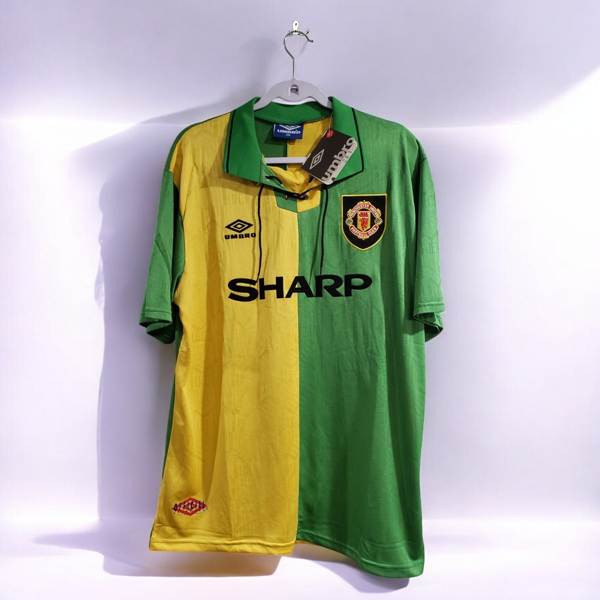 当時物 92-94 マンチェスター・ユナイテッド(3rd）M1576m 1992-94 Manchester United third shirt - S • RB - Classic Soccer