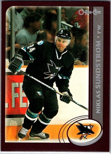 2002 O-Pee-Chee Niklas Sundstrom #114 card