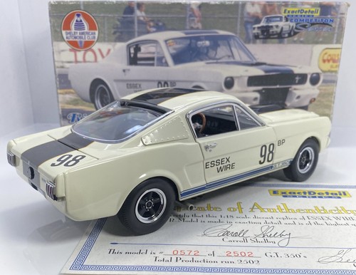 Exact Detail 1/18 Scale 1965 Mustang SHELBY R-MODEL ESSEX WIRE Limited Edition - Picture 12 of 12