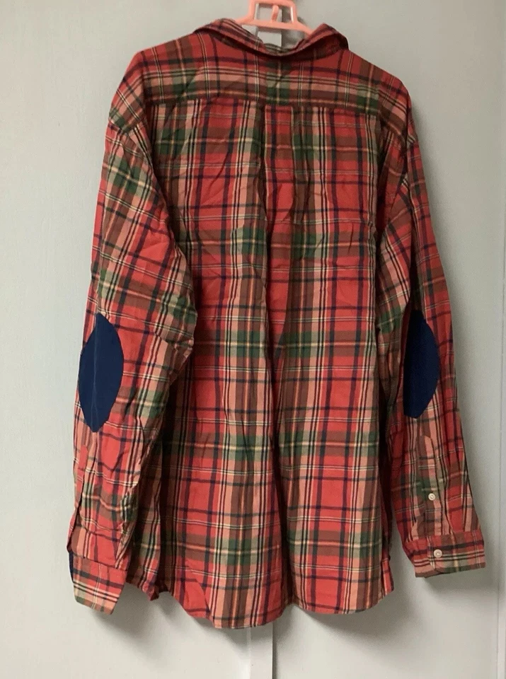 Daniel Cremieux Mens Shirt Size 2XL Rustic Plaid Cotton Long Sleeve Button - Image 3 of 4